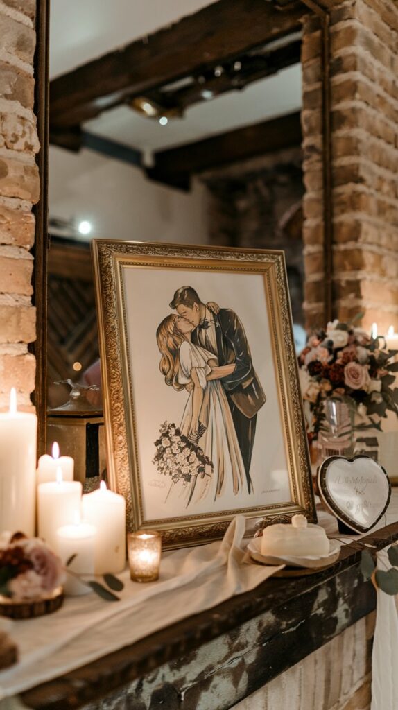 10 Thoughtful Gift Ideas for Your Best Friend’s Wedding 8 Custom Illustrated Portrait