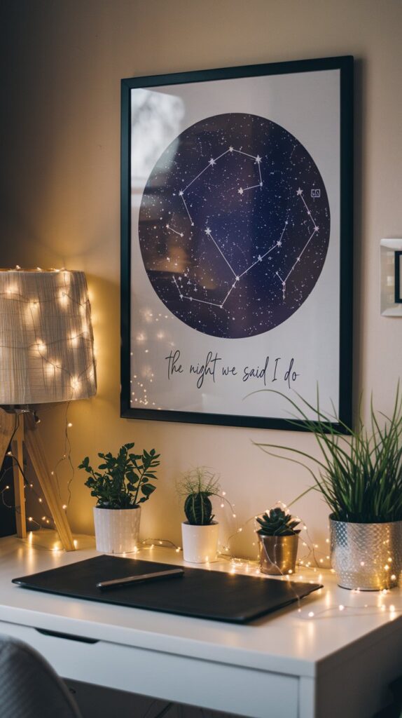 10 Thoughtful Gift Ideas for Your Best Friend’s Wedding 3 Custom Star Map 2