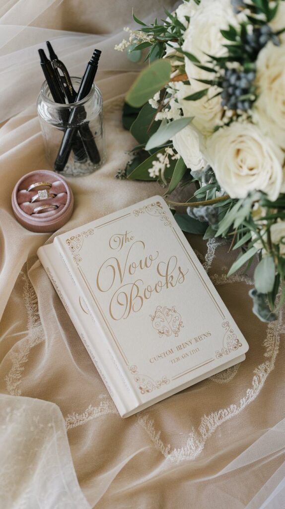 10 Thoughtful Gift Ideas for Your Best Friend’s Wedding 6 Personalized Wedding Vow Book